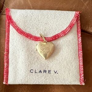 Clare V Heart Locket Charm